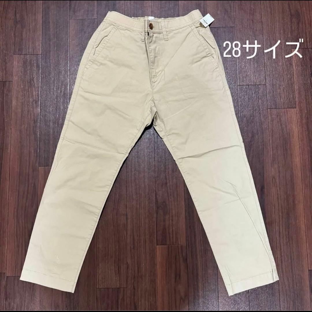 新品 GAP GapFlex アンクルパンツ メンズ 28 ベージュ