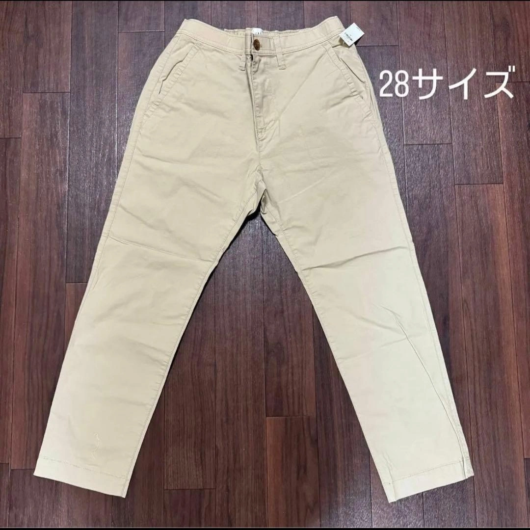 新品 GAP GapFlex アンクルパンツ メンズ 28 ベージュ