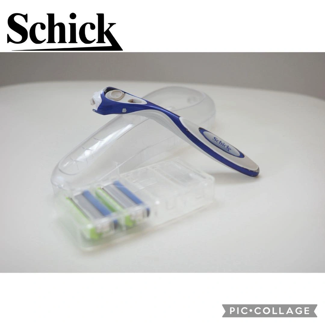 Schick メンズ剃刀 替え刃付き ケース付き