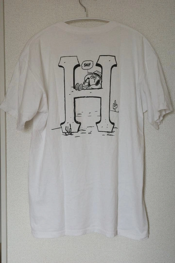 HUF PEANUTS スヌーピー Tシャツ 白 M