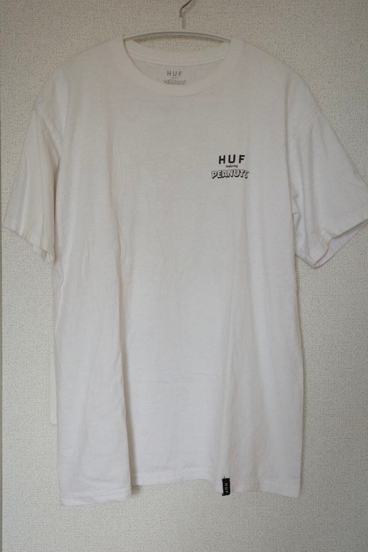 HUF PEANUTS スヌーピー Tシャツ 白 Mの写真2枚目
