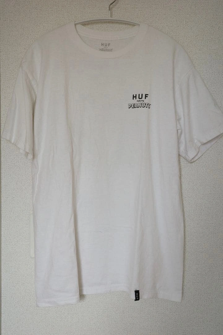 HUF PEANUTS スヌーピー Tシャツ 白 Mの写真2枚目