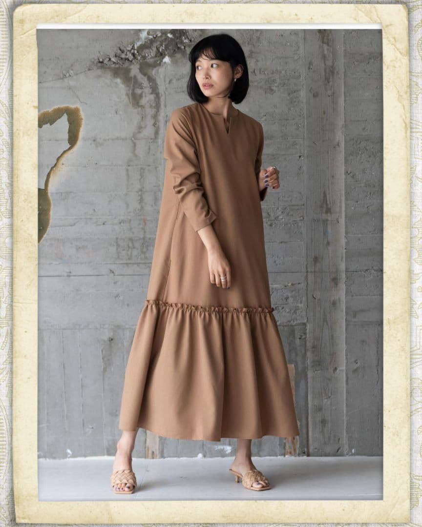 【sai -made in japan-】ロングワンピース