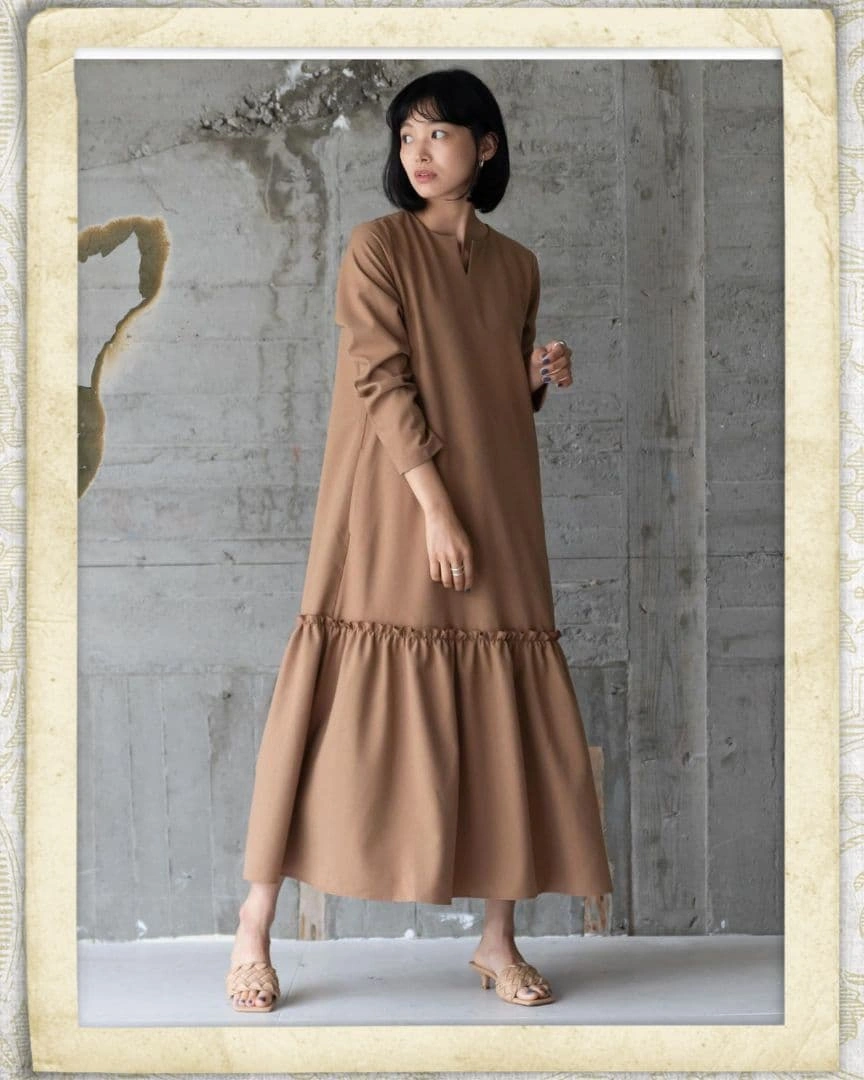 【sai -made in japan-】ロングワンピース