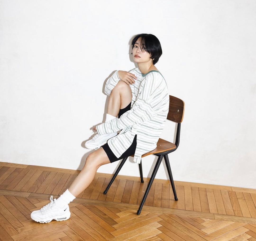 【新品】MULTI BORDER TOPS ブルー 忍舞着用 WOMの写真4枚目