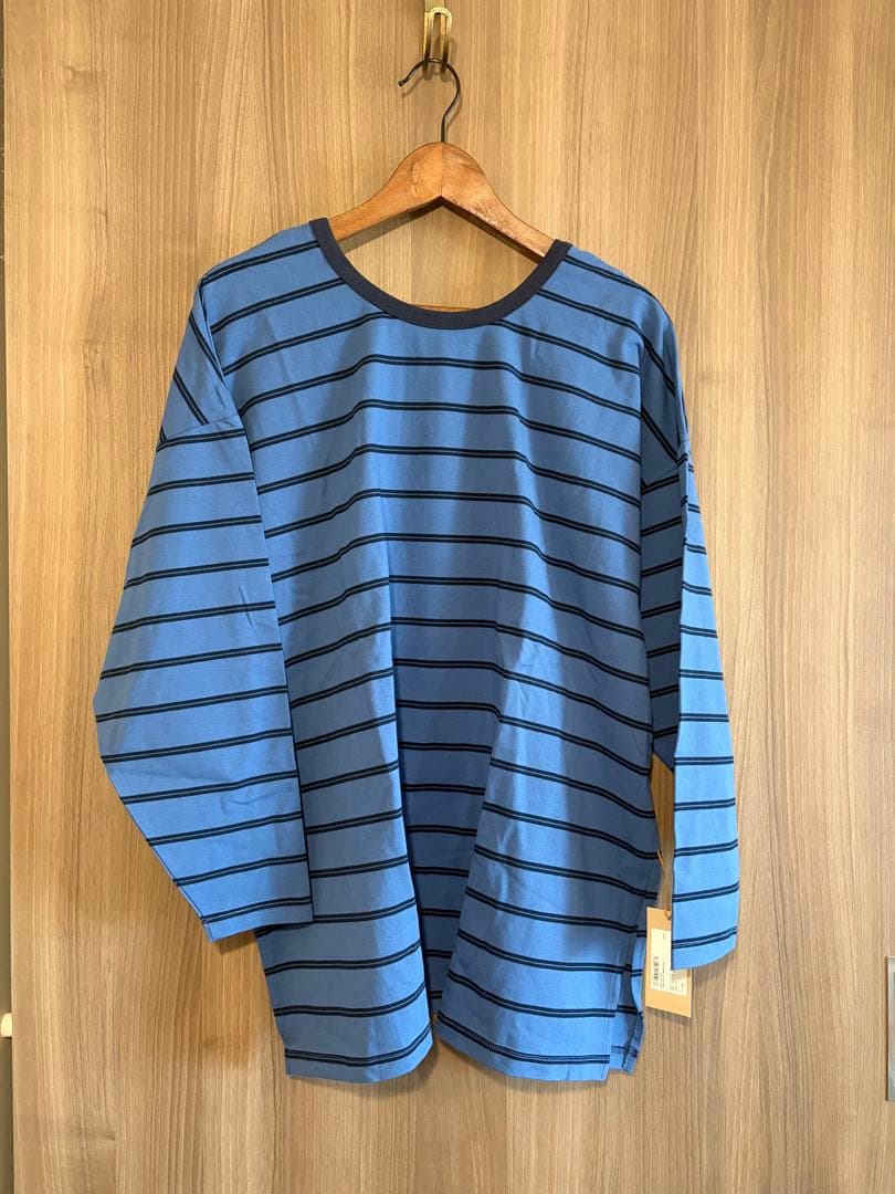 【新品】MULTI BORDER TOPS ブルー 忍舞着用 WOMの写真5枚目