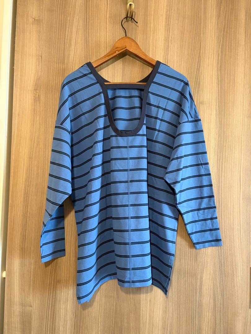 【新品】MULTI BORDER TOPS ブルー 忍舞着用 WOMの写真8枚目