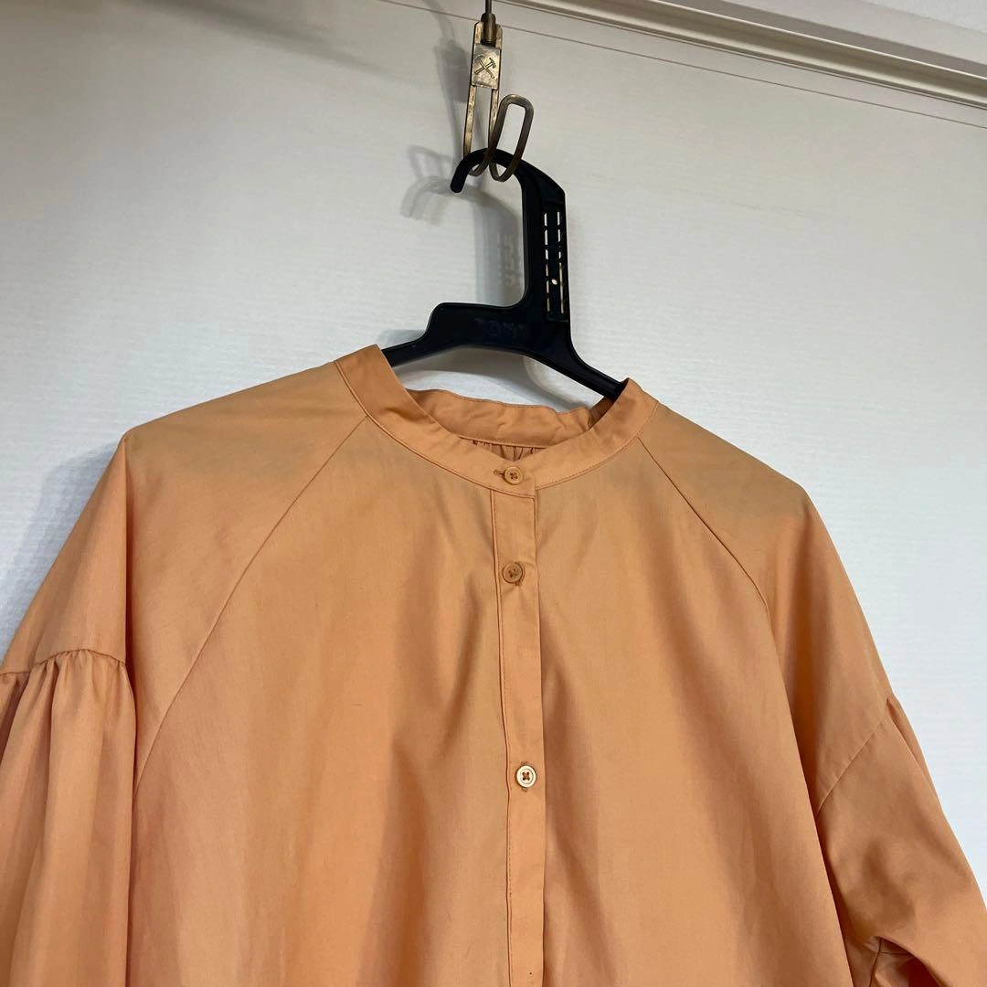 【GU】試着のみ美品 ソデボリュームロングシャツ 今西裕子着用 ユニクロ 無印の写真3枚目