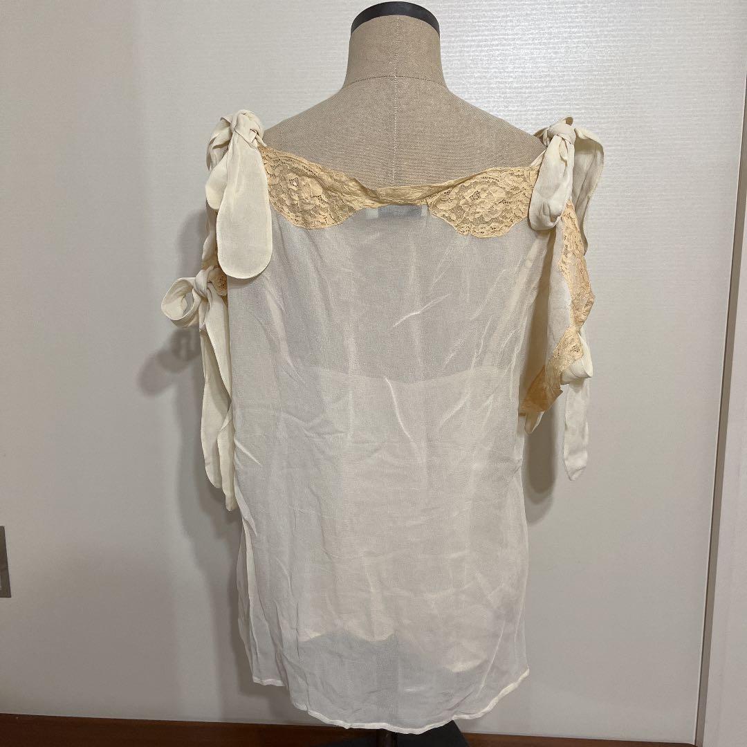 【journal standard】28900円 レースブラウス luxe 古着の写真5枚目