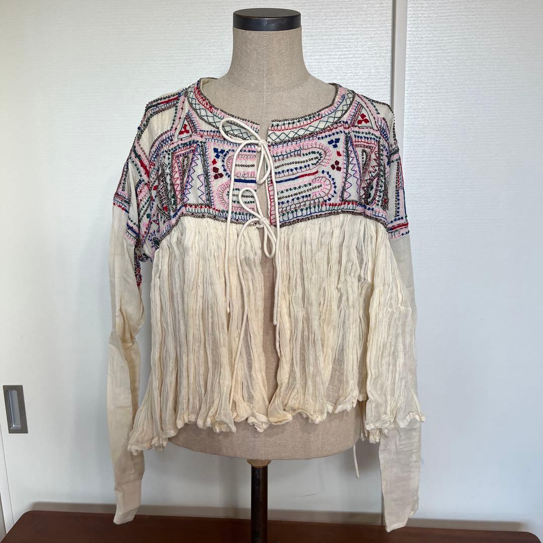 【mes demoiselles paris】刺繍ブラウス