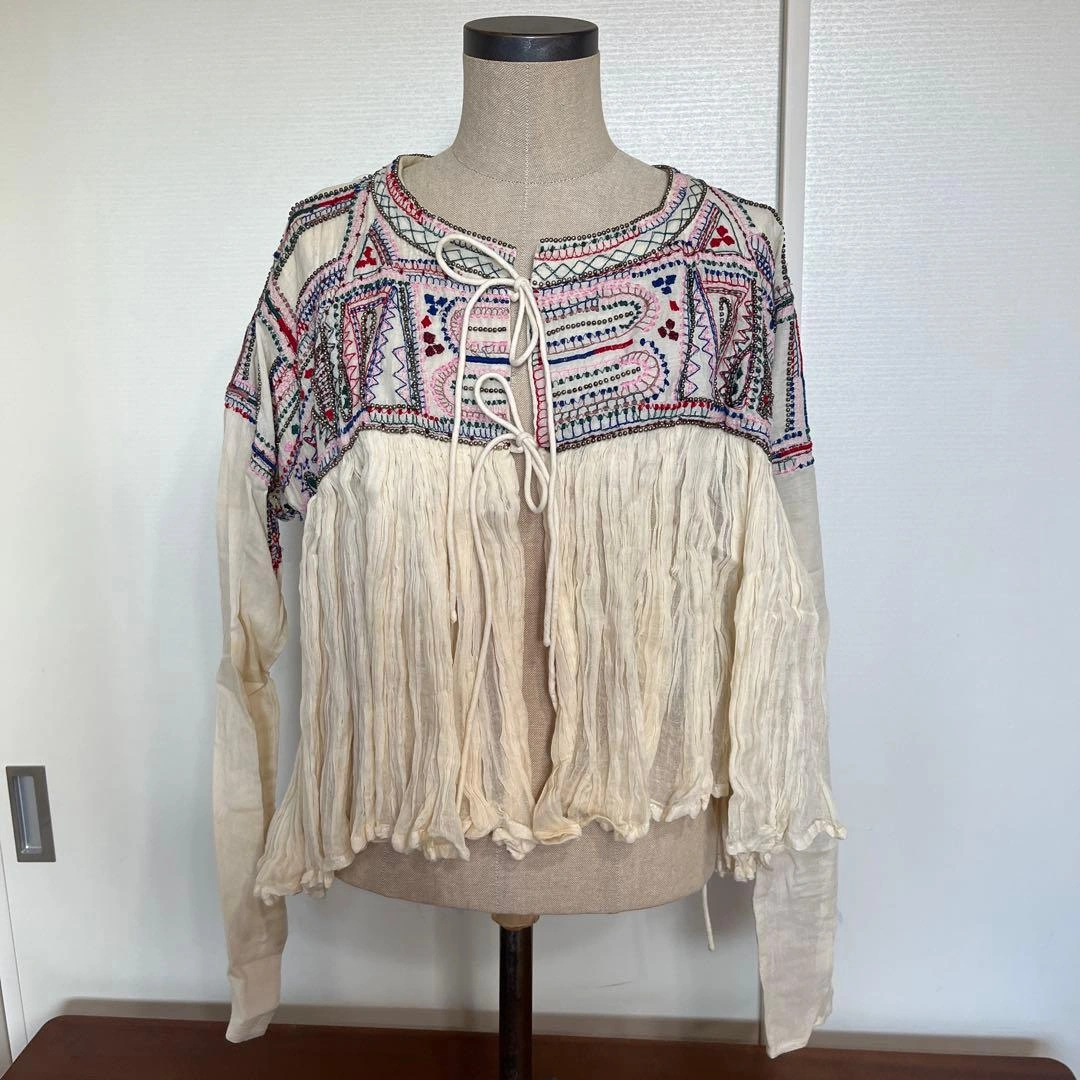 【mes demoiselles paris】刺繍ブラウス