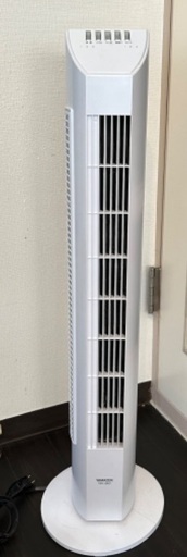 4月中に処分します（ジャンク）扇風機 タワーファン 山善 リモコン YSR-X781(WG) スリムファン