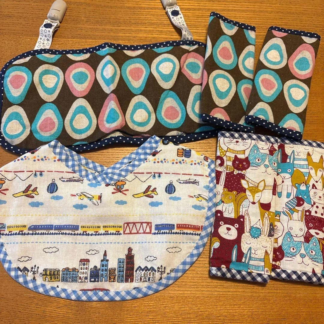 ハンドメイド スタイ 抱っこ紐よだれカバーなど