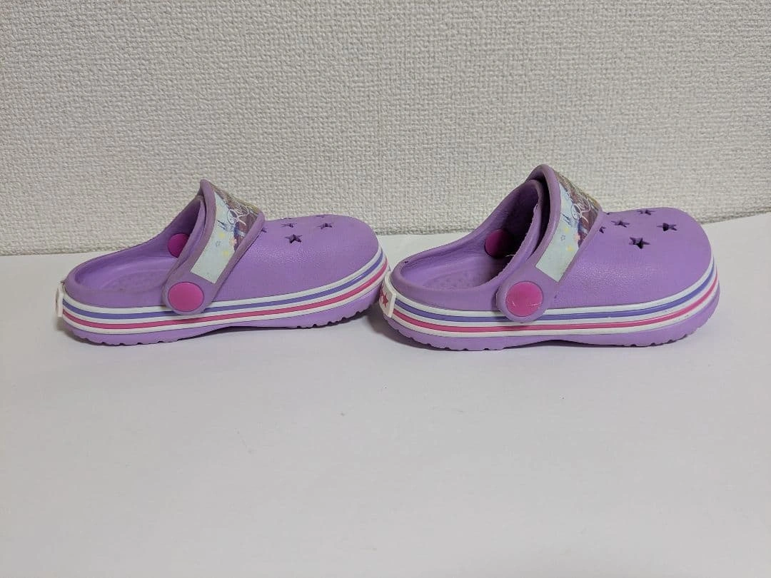ディズニー ラプンツェル クロッグサンダル 15cm パープル 女の子 キッズの写真6枚目