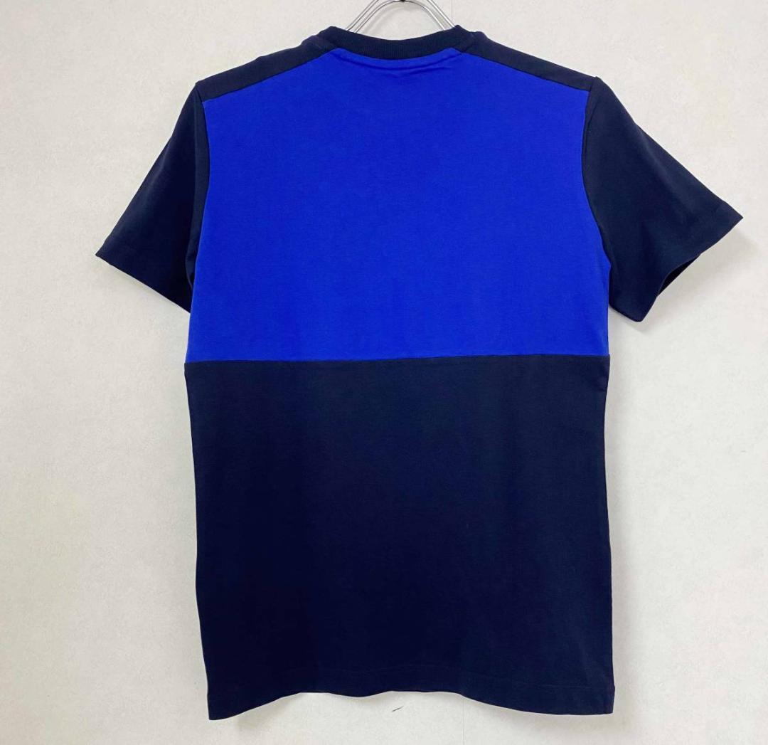アディダス ジュニア 半袖Tシャツ ブルー 3ストライプ ティーン向けの写真3枚目