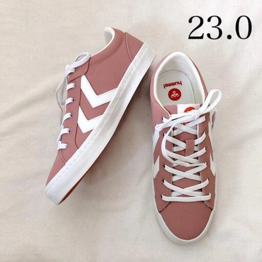 hummel ピンク スニーカー 23.0 新品