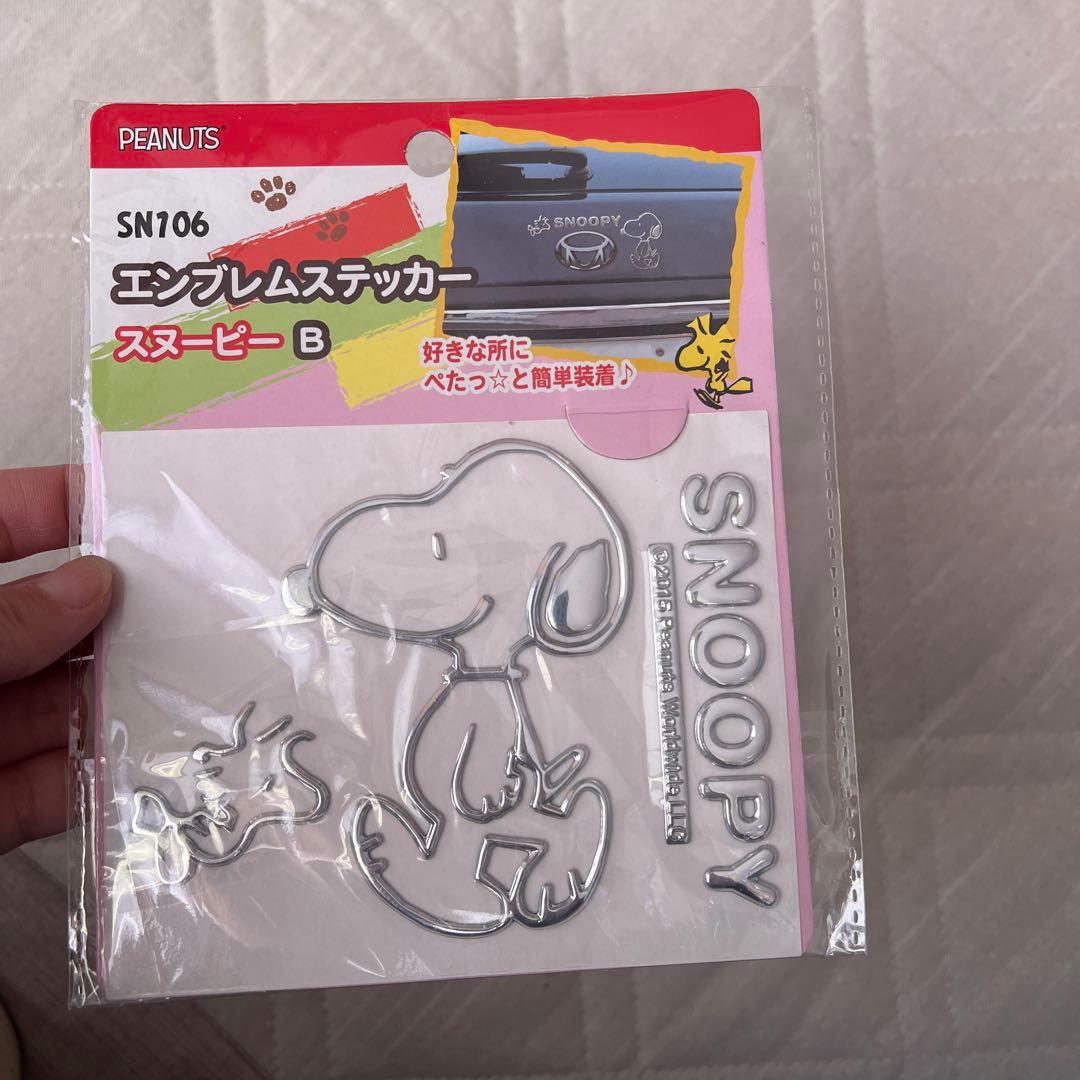 値下げ！スヌーピー エンブレムステッカー SN706