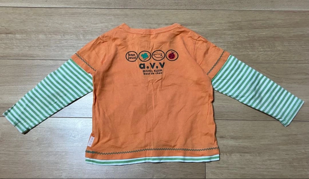 子供用 長袖Tシャツ a.v.v 100cm まとめ買い可能の写真4枚目