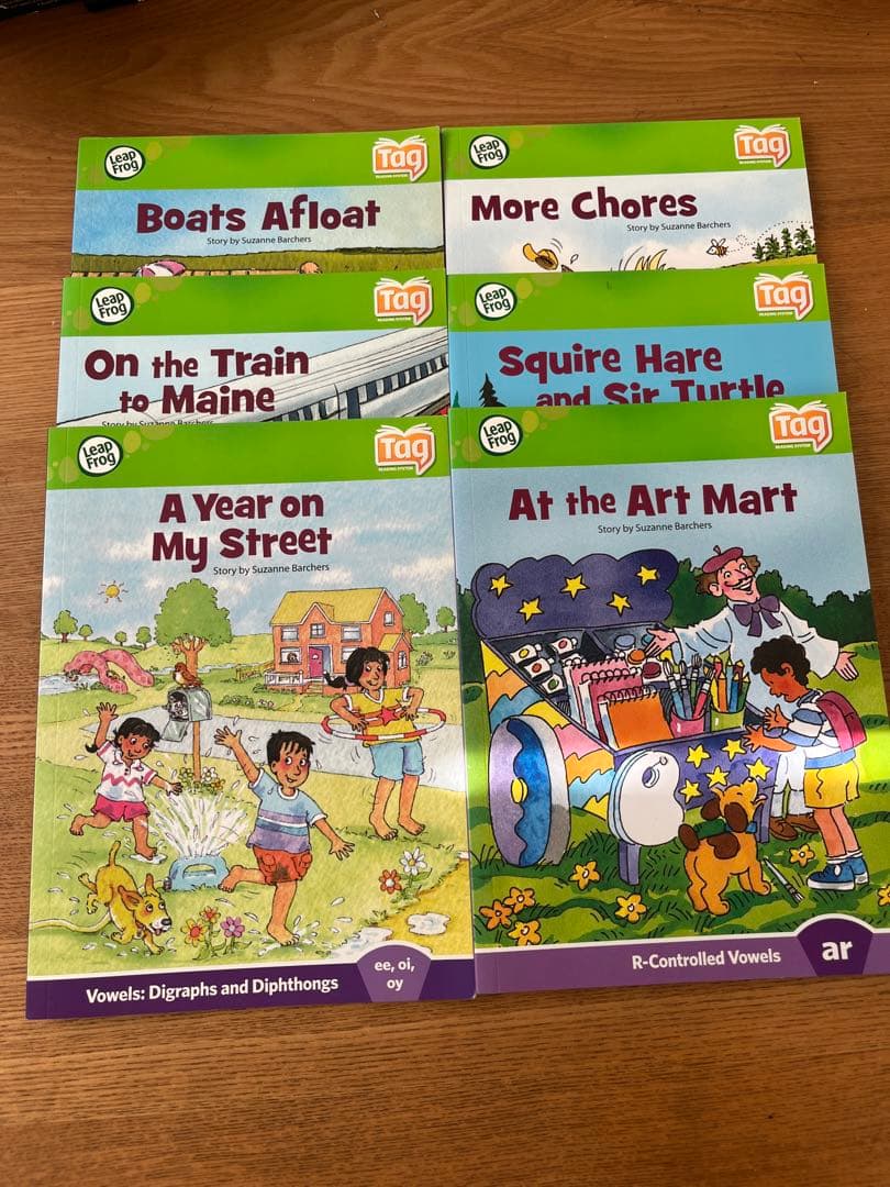 フォニックス学習に最適 TAG Leap Frog 【未使用新品6冊】
