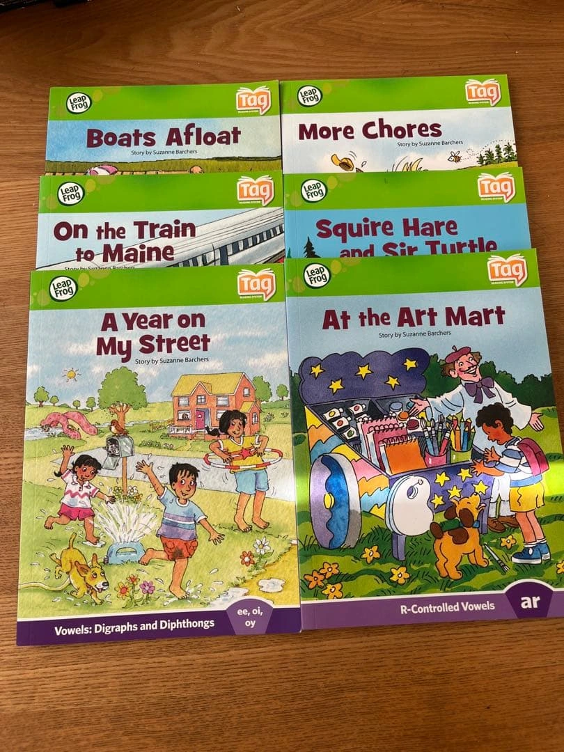フォニックス学習に最適 TAG Leap Frog 【未使用新品6冊】