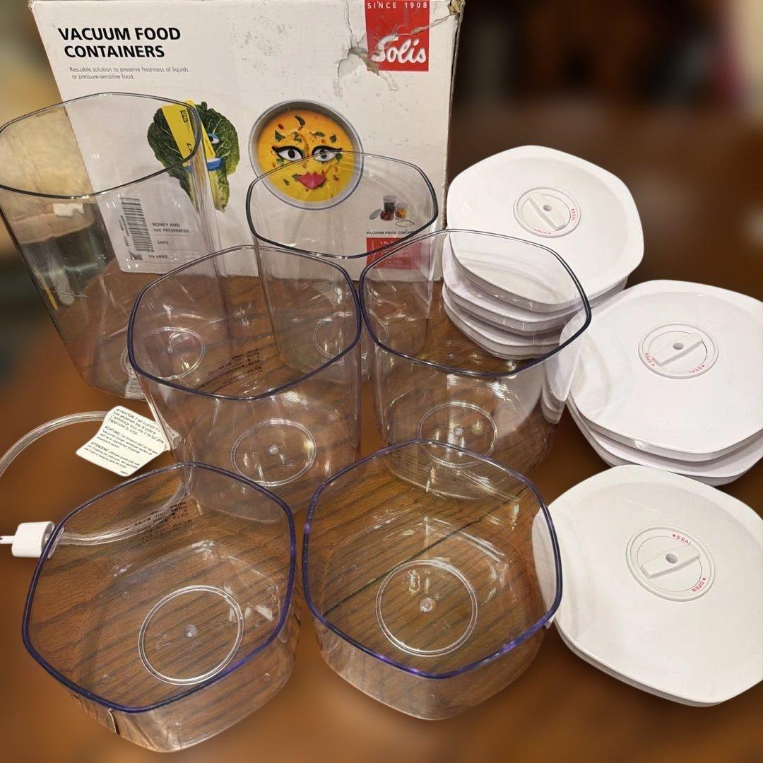 Solis 真空 キャニスター 6個セット - キャロット（Karrot）