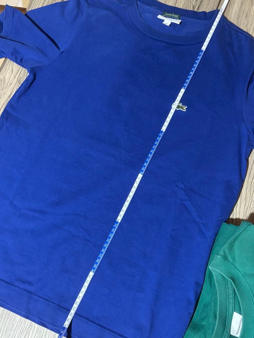LACOSTE x beamsブルー Tシャツ mの写真8枚目