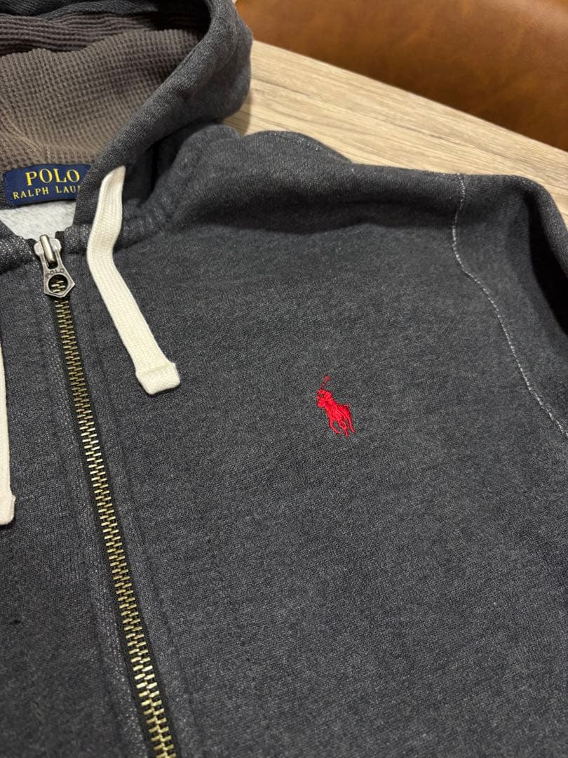 Polo Ralph Lauren グレー パーカーの写真2枚目