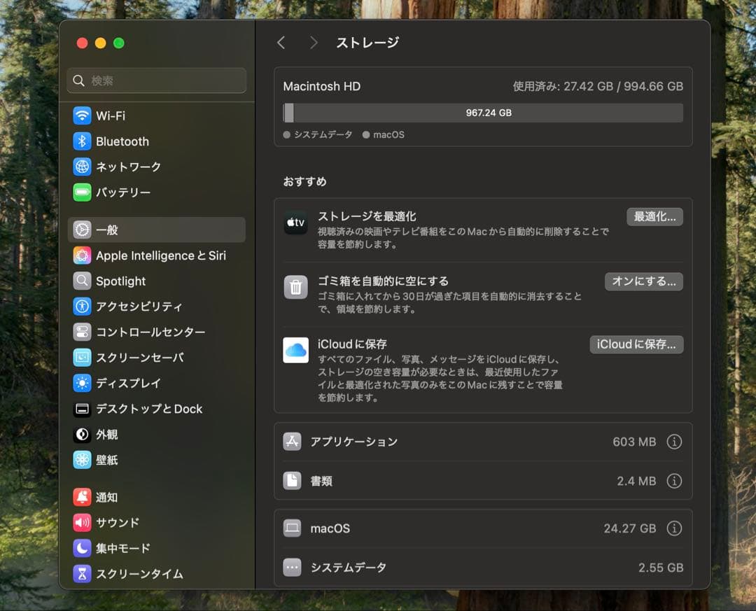 MacBook Air M1 2020 16GB/1TB [透明ケース付き]の写真3枚目