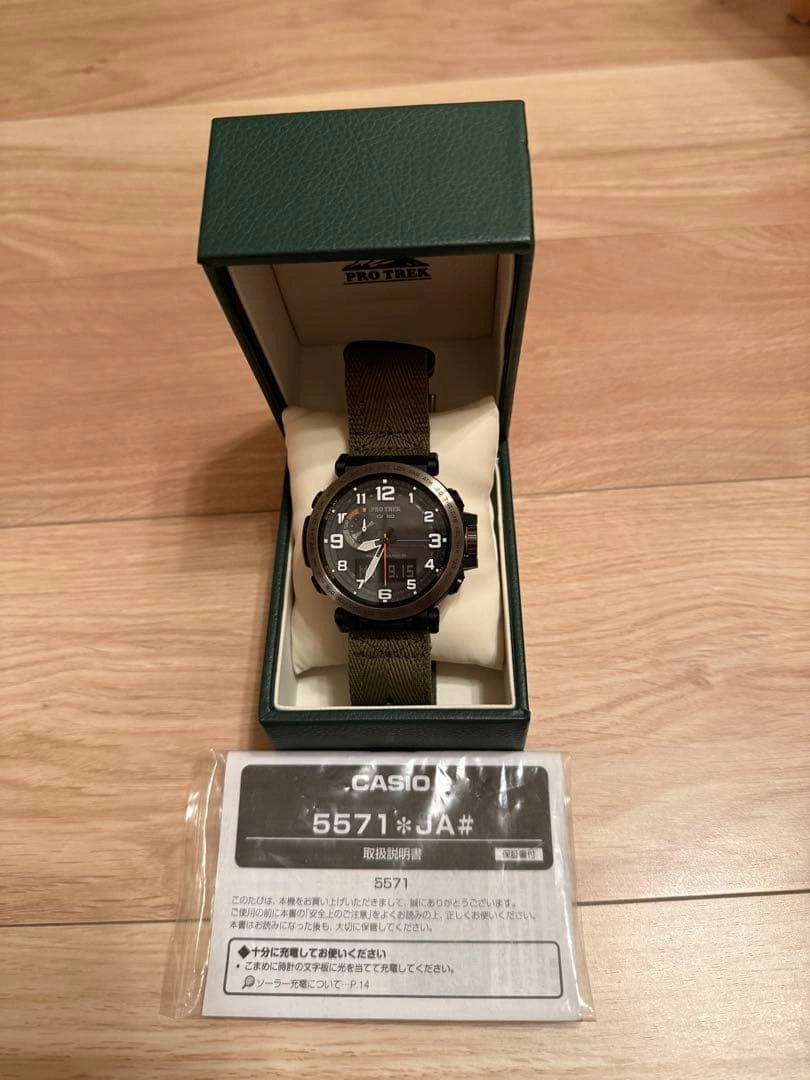 貴重CASIO プロトレック5571 JA Protrek PRW-6600YB