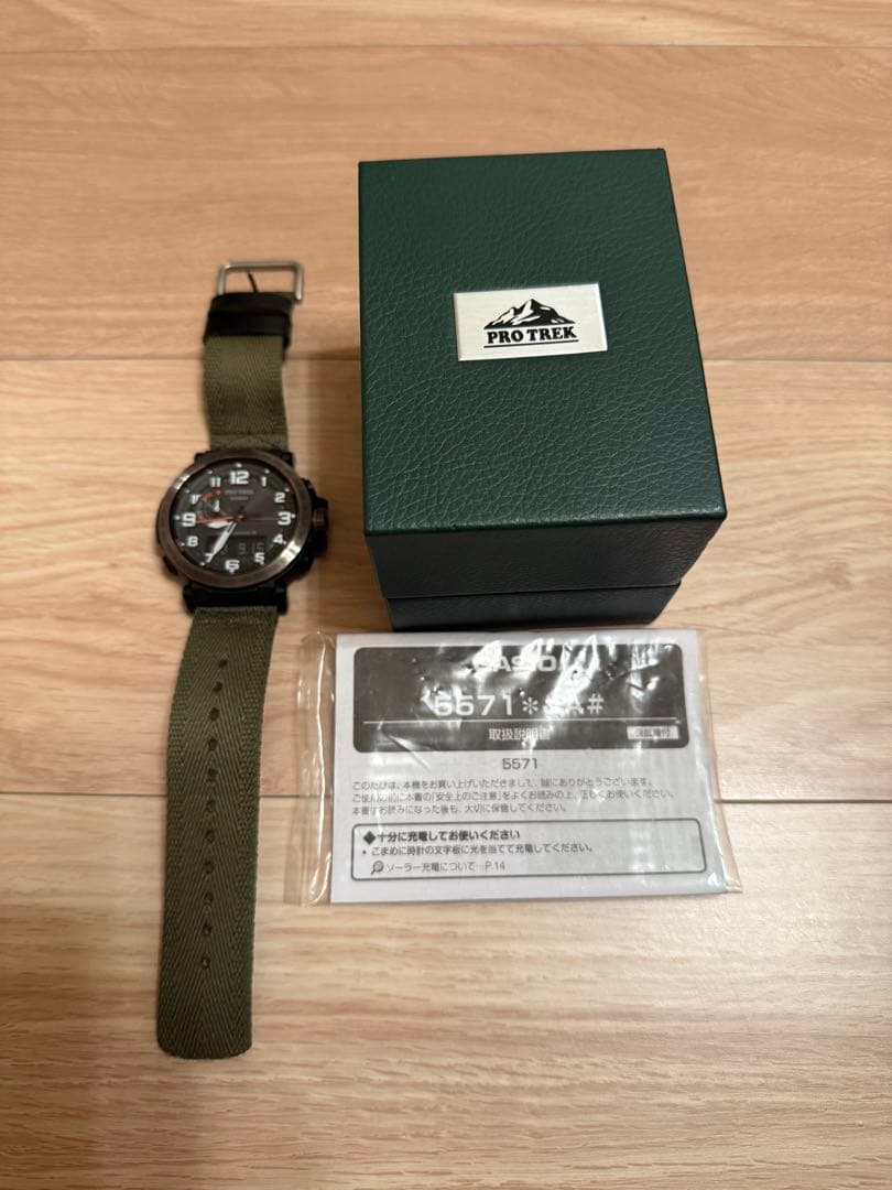 貴重CASIO プロトレック5571 JA Protrek PRW-6600YBの写真2枚目
