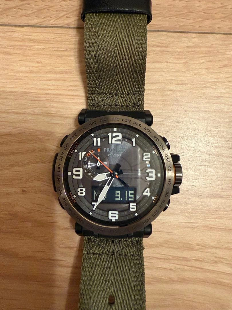 貴重CASIO プロトレック5571 JA Protrek PRW-6600YBの写真4枚目