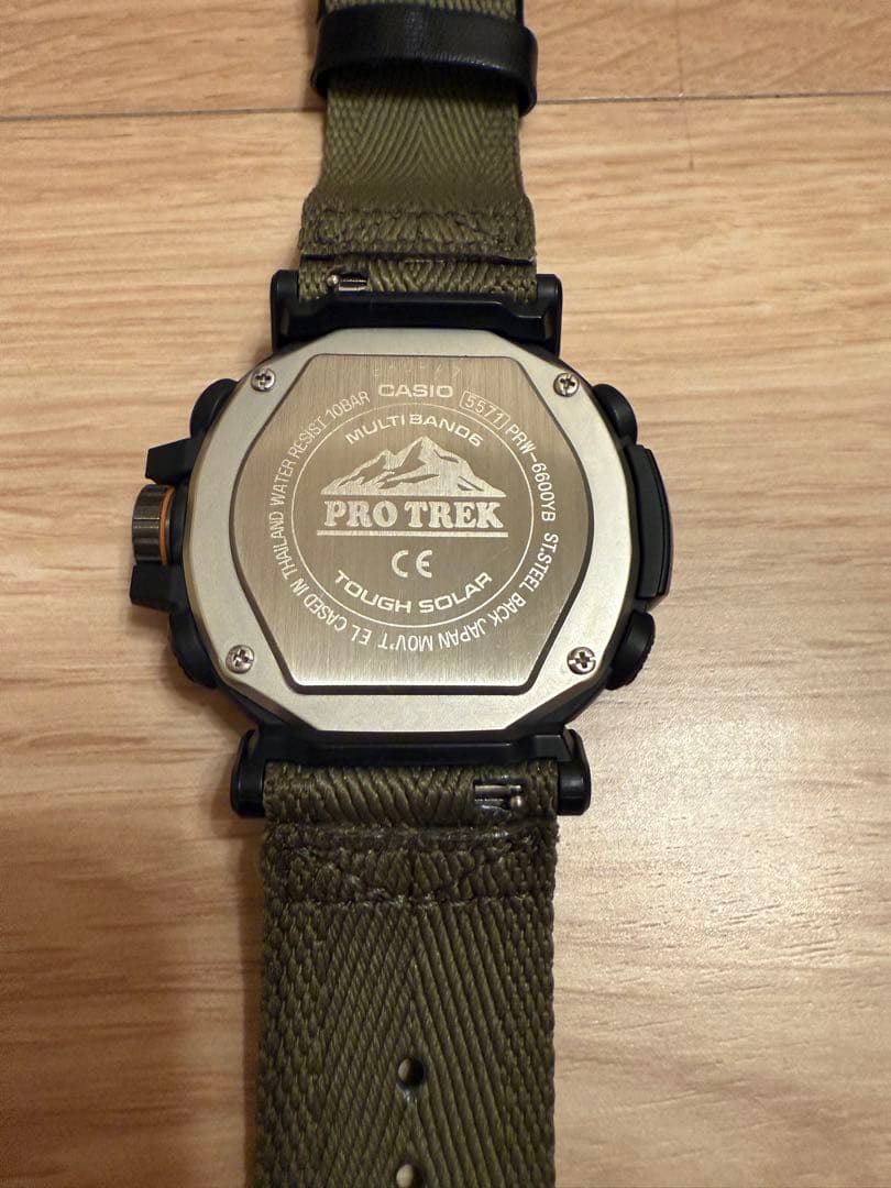 貴重CASIO プロトレック5571 JA Protrek PRW-6600YBの写真8枚目