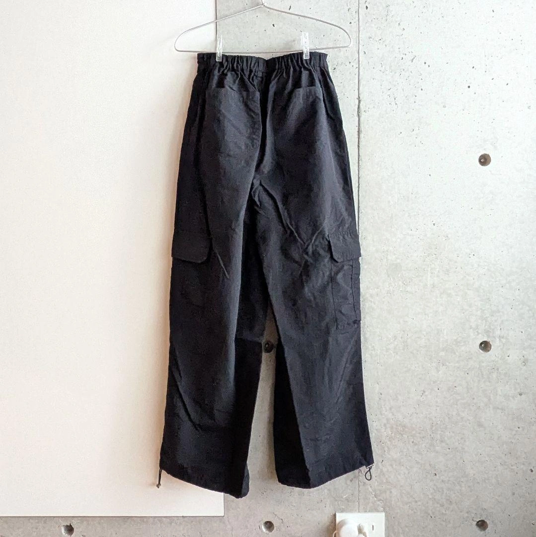 apres jour mignon シャカカーゴパンツ ブラックの写真3枚目