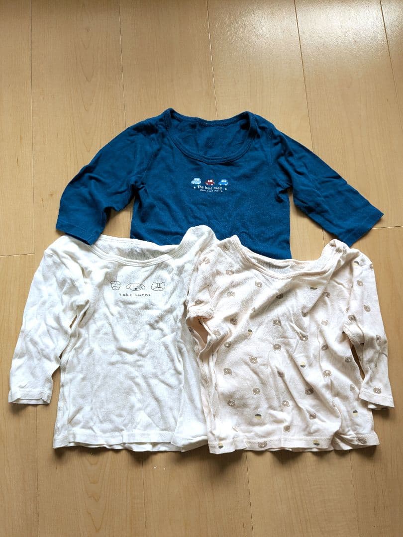 ベビーシャツ 3枚セット 90cm
