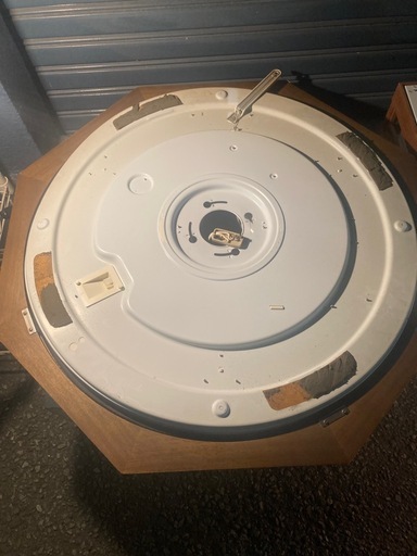 昭和レトロ　ナショナル　蛍光灯　HA9518K　木製枠　縦横73㎝の写真3枚目