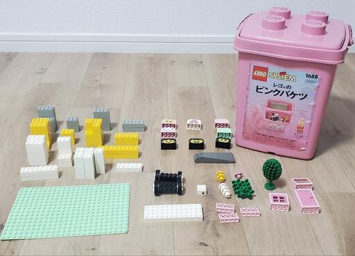 【レゴ②】レゴSYSTEM ピンクバケツ