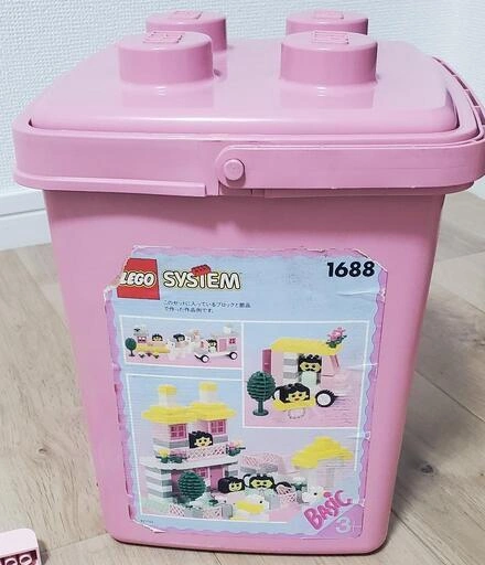 【レゴ②】レゴSYSTEM ピンクバケツの写真3枚目