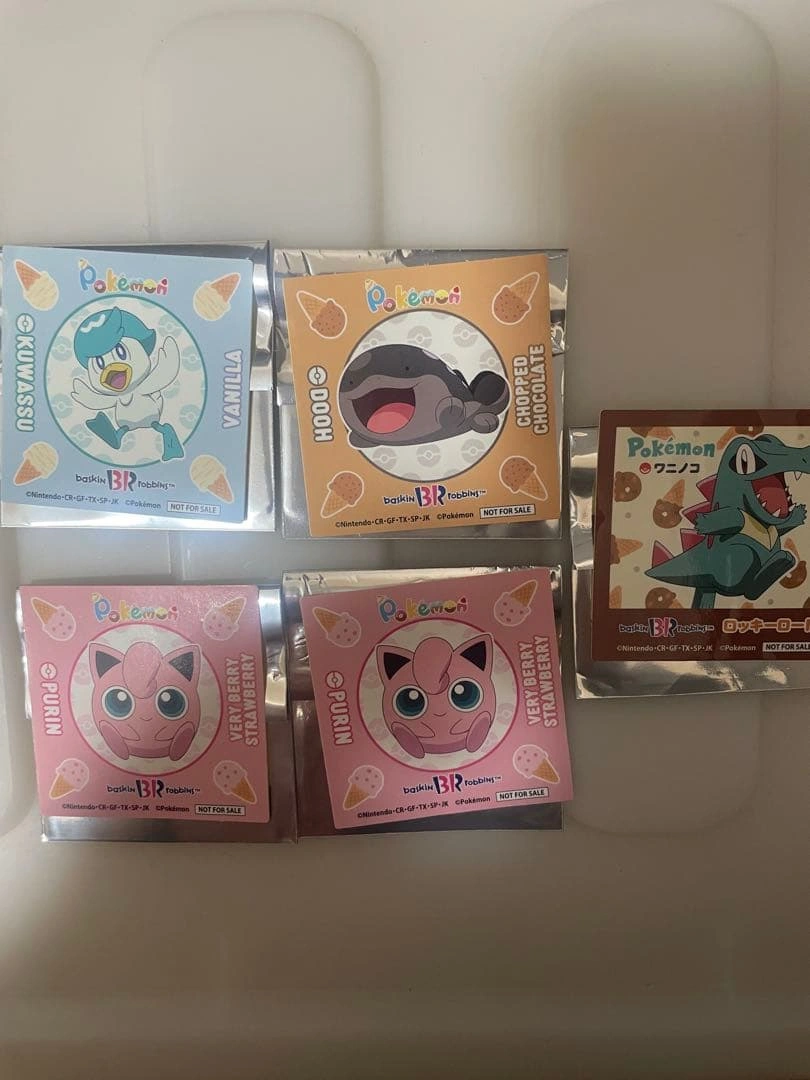 ポケモン サーティワンコラボ シール