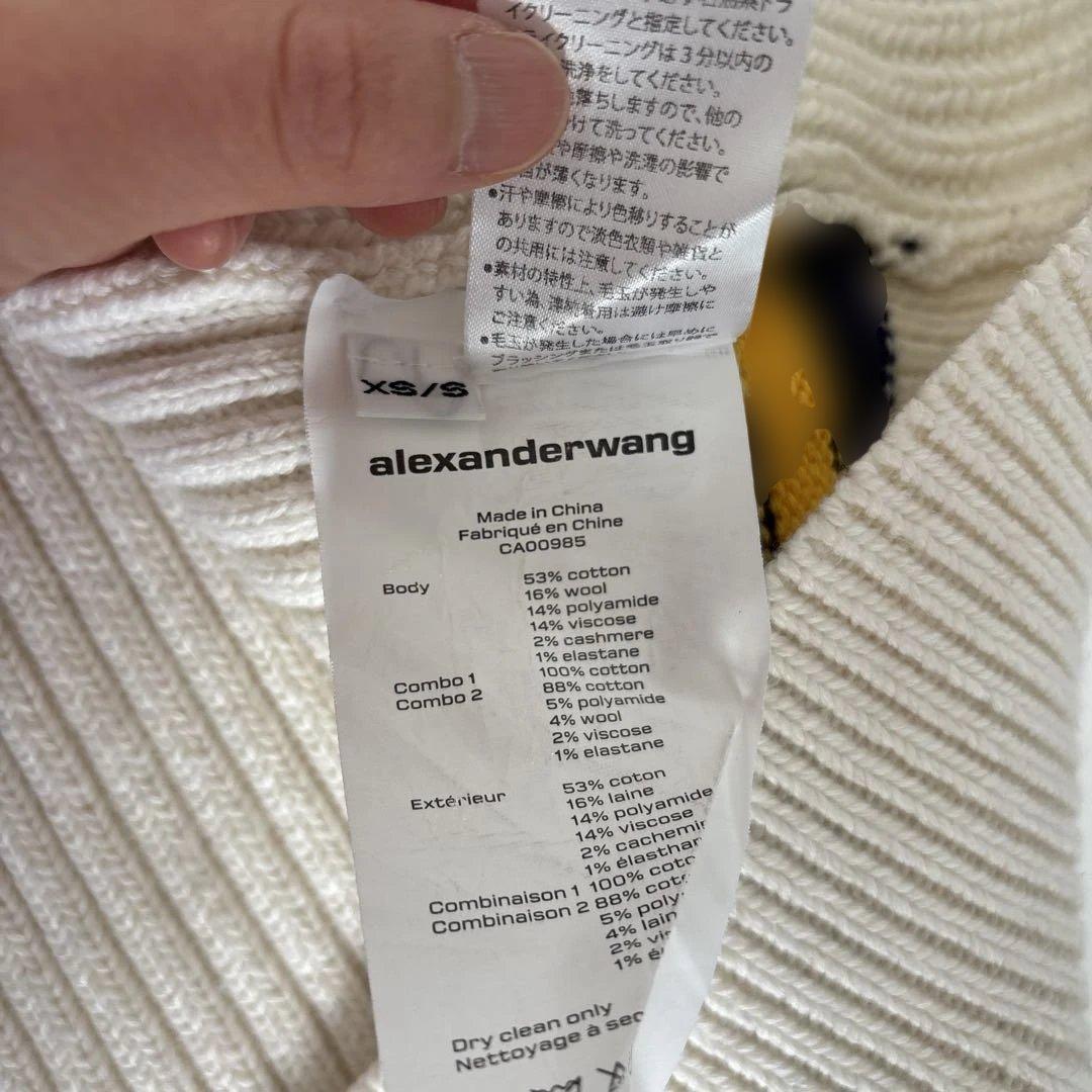 alexanderwang ホワイトミニワンピースの写真6枚目