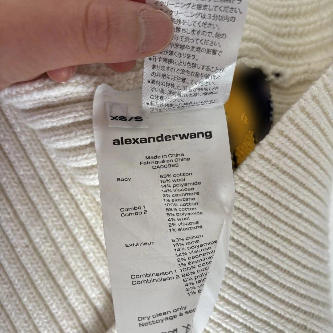 alexanderwang ホワイトミニワンピースの写真6枚目