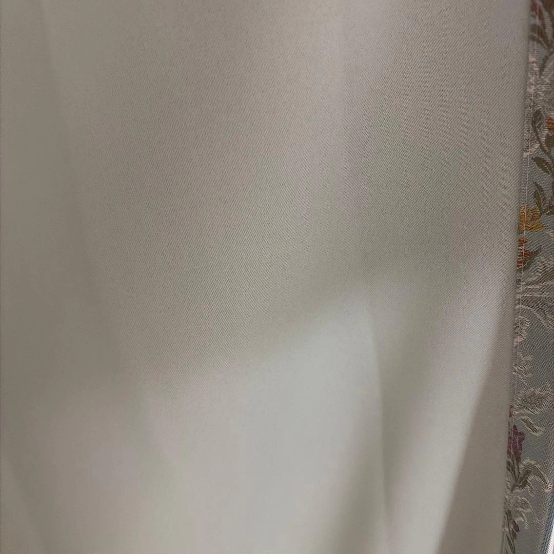 新品花柄ストライプ ドレープカーテン レースカーテン付きの写真3枚目