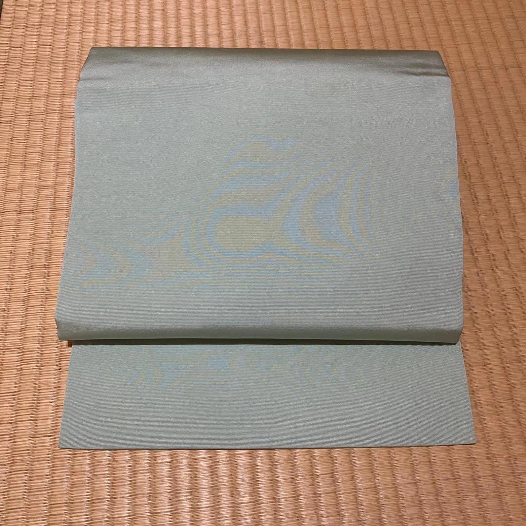 夏色・名古屋帯・無地