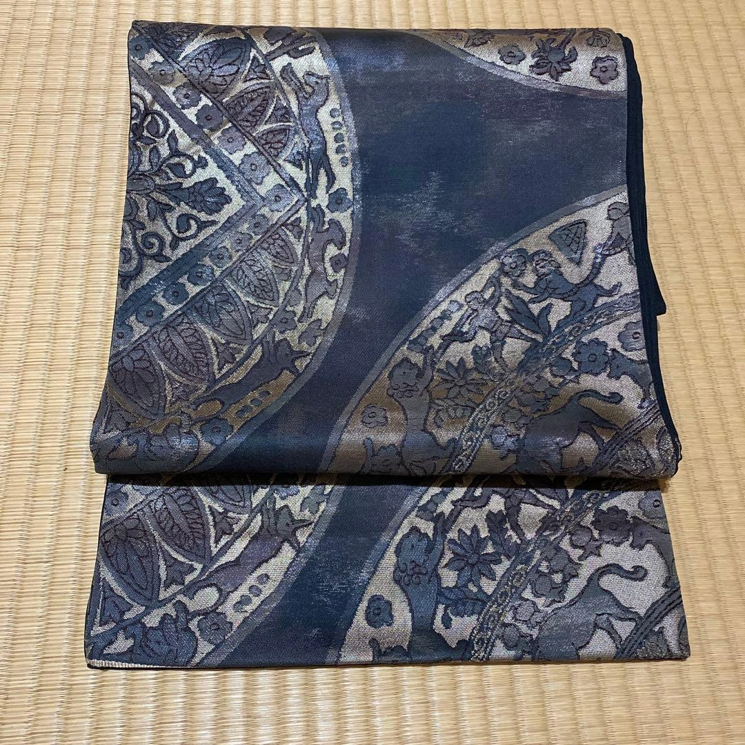 袋帯 昭和モダン 激渋