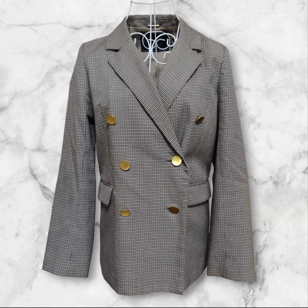【美品】SNIDEL Sustainable ダブルジャケット 金ボタン 0の写真9枚目