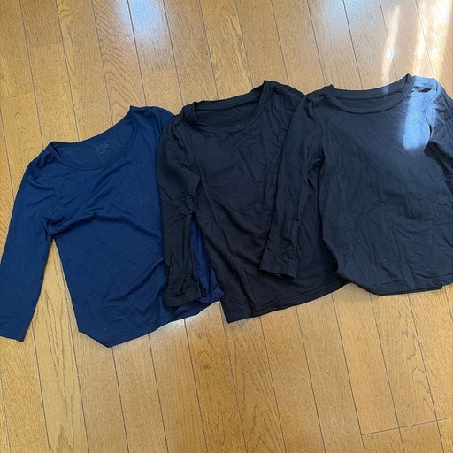 【中古品】ヒートテック　長袖　3枚　110.120cm