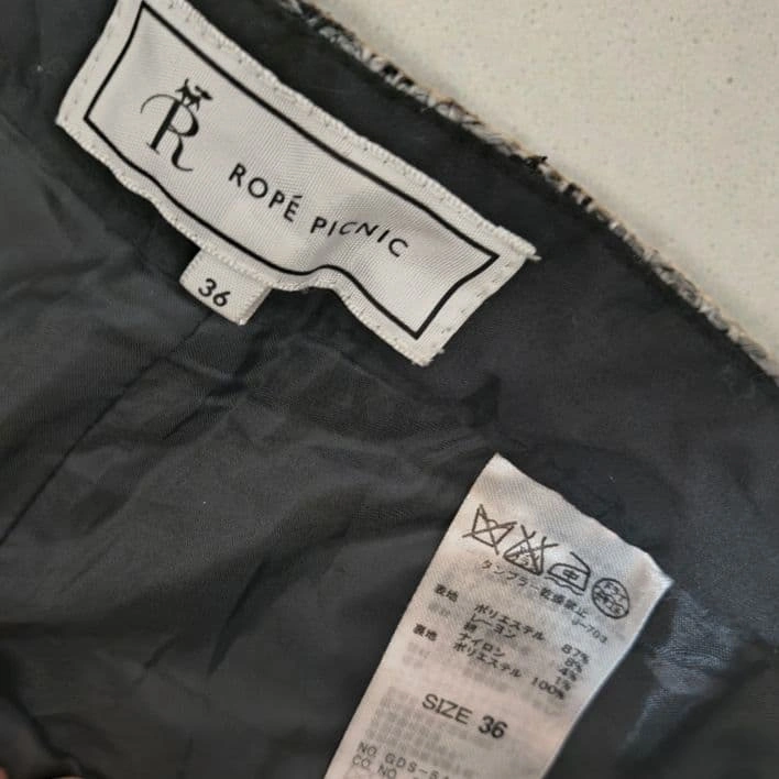ROPE PICNIC チェック柄ショートパンツ 36の写真3枚目
