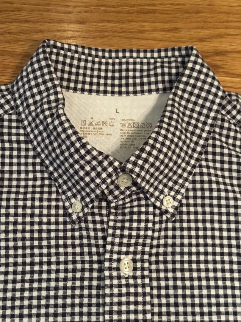 MUJI 長袖シャツ Lサイズ