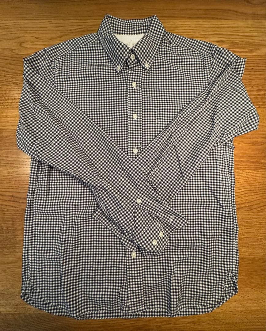 MUJI 長袖シャツ Lサイズの写真2枚目