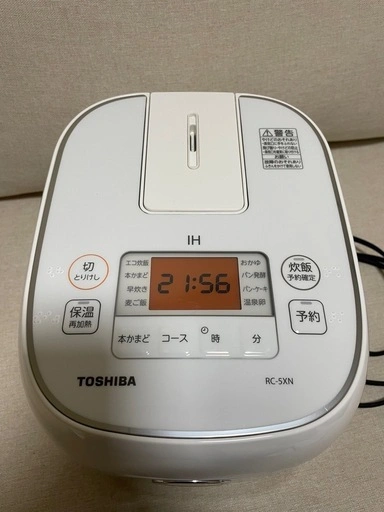 東芝 IHジャー炊飯器(2020年製)の写真2枚目