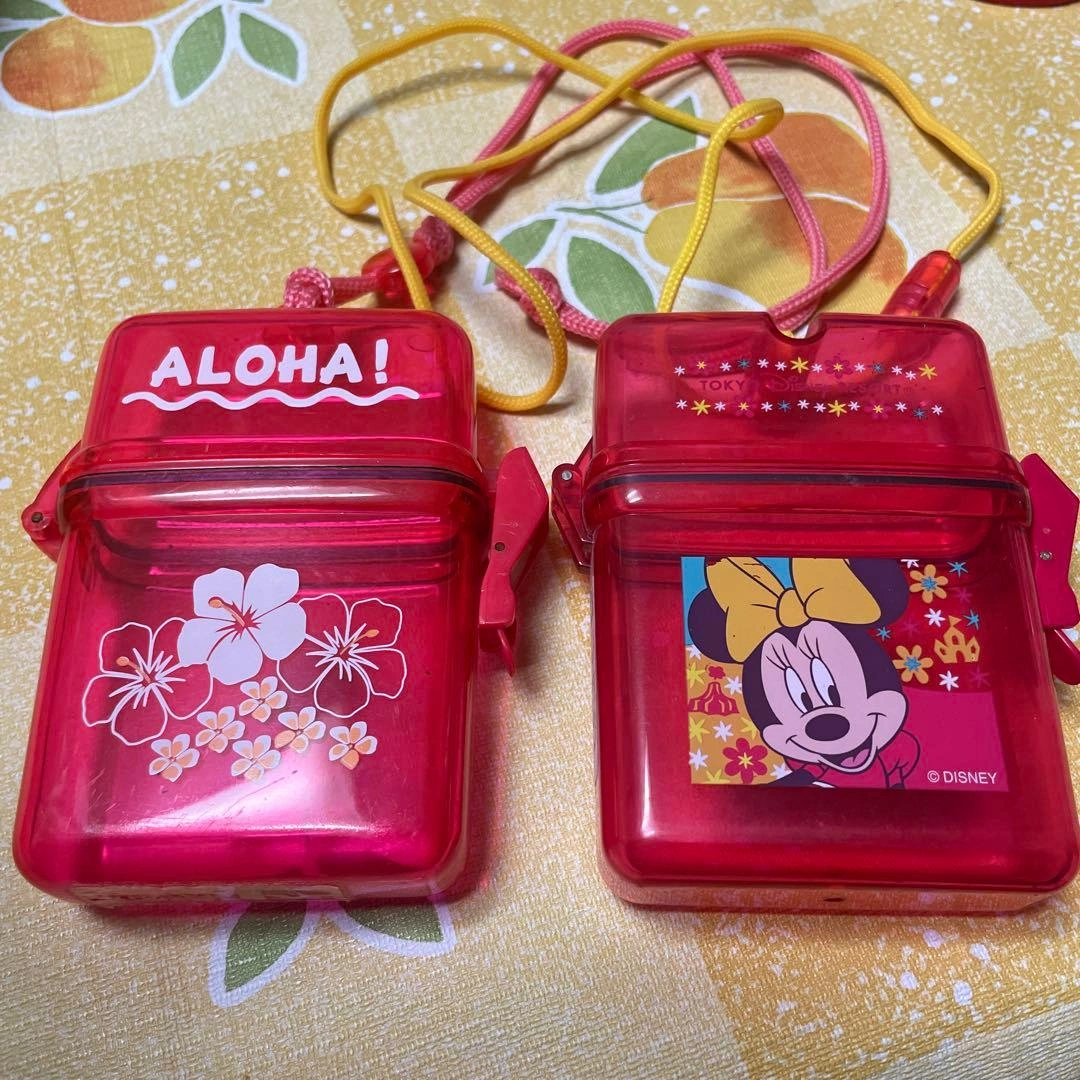 スケルトンケース ディズニー ミニーマウス ハワイアンズ